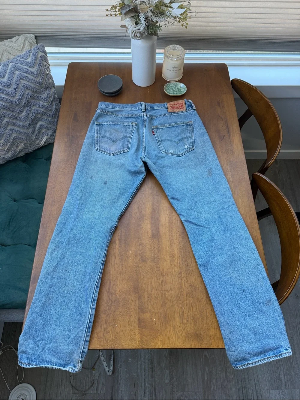 Distressed Levi’s 501s - men’s 32 x 28 (label says 32x30)
